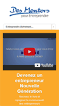 Mobile Screenshot of desmentorspourentreprendre.com